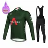 Team Ineos Ropa Ciclismo Bike Draag Warm Winter Fleece Jerseys Mens Bicycle Suits Bib Pants Triathlon Cycling Clothing Sets 240506