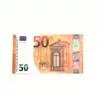 Euro dólar 10 cópia 20 Prop 50 100 200 500 suprimentos de festas Fake Movie Money Billets Play Collection 100pcs/pack 0pcs/pack