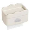 5 étagère de papier toilette de grande capacité Salle de bain sans coup de poing obligatoire Boîte de serviette à tambour minimaliste rack storager étanche plastique
