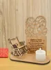 Bandlers de chaise de Noël décorations de chaise à bascule diy ornements en bois ornement de souvenir pour se souvenir des proches