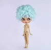 Icy DBS Blyth Doll 19 Joints 16 Body 30 cm BJD Doll Tan Skin Frosted Mat Face Afro Hair Diy Make Up Costume Doll Gift Toy 240507