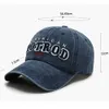 Kogelcaps fs 2023 zomer vintage gewassen denim hoed voor mannen vrouwen geel leger groene golf hoeden straat hiphop honkbal caps bot masculino y240507