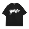 Camiseta de gran tamaño Men ropa Summer Algodón Hip Hop Estética de manga corta Camina gráfica 90