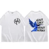 Men's T-Shirts Singer Junior H Sad Boyz Graphic T Shirts Unisex High Quty Pure Cotton T-shirts Fashion Hip Hop Trend Short Slve T-shirt T240506