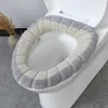 Toalety Covers Elastyczne zagęszczone pralka toaletowa Uniwersalna poduszka do mycia toalety Pierścień poduszka jesienna i zimowa toaleta