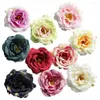 Dekorative Blumen 10pcs Mini Pfingstrose Blumenkopf Künstliche Hochzeitsfeier Weihnachten Home Dekoration Craft Ornamente 11cm