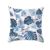 Coussin / oreiller décoratif plante tropicale décorative ER Polyester canapé coussin de coussin géométrie décoration de chaise de chaise