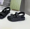 Denim Gladiator sandals Women casual sandals Designer flat Cowboy sandals Blue black grey outdoor beach sandals Summer Vintage casual sandals letter button sandal