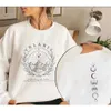 Felpa con cappuccio da donna con felpa con cappucci da donna velaris velaris città di camicia da stella le camicie da campo da notte sjm merch acotar con cappuccio unisex long slve felpe t240507