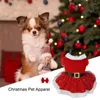 Vêtements pour chien animal de Noël tenue de tenue de tenue robe