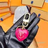 Fashion Brand Letter Designer Keychains Metal Keychain Womens Bag Charm Pendant Auto Parts Car Key Chain