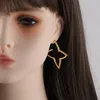 Étalon de luxe Big Gold Hoop Earge pour femmes femmes Orrous Girls Ored Set Designer Jewelry Oreing Party Saint Valentin Gift Engagement pour la mariée CUD2405073