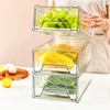 Storage Bottles Crisper Food Refrigeration Neat And Beautiful Fresh High Transparency Household Collection Utensils Drawer Boxes