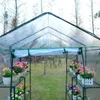 Greenhouse Cover Greenhouse PVC Garden Outdoor Plants Grow House Cover Lants Keep Warm Sunroom For Flowers Roll-up Windows 240506