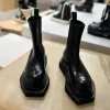 Bottes de chelsea chaussures de femmes épaisses semelles plate-forme en cuir bottines de cheville décontractées bottes plate-forme p25d50