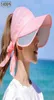 SILOQIN 2019 Nuove donne estive039s Cappelli da sole Svuota Top Cappello Visor Retrattile Ladies Antiuv Oversaves Visor Women Beach Hats9382546