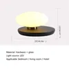 Lampade da tavolo Oufula Lampada Nordica LED Creativa Creative Ogg Shade decorativa per la scrivania per la casa Illuminazione