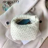 Handbags Jodie Venetabottegs Bag Designer Niche Woven 2024 Mini Knotted Dumpling Handle Cloud