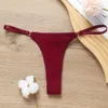 Femme pour femmes Femmes Femmes Sous-vêtements pour femmes Set G-string Couleur solide Femmes sous-vêtements 3 pièces / setl2405