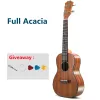 Guitare ukuléle acacia 23 26 pouces Concert ténor mini guitare électrique acoustique 4 cordes ukelele guitarra