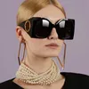 Créateur de mode G Lunettes de soleil Classic Eyeglass Goggle Outdoor Beach Sun Glasses Forh Woman Femme Signature de lettre en option avec boîte blanche noire
