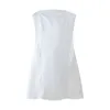 Vestidos casuais arco vestido de espartilho branco do ombro para mulheres sexy sem costas feminina feminina feminina fada