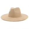 Avocado Green Fedora Suede Hat Checkered Belt Water Drop Top Large Brim Mens and Womens sombrero mujer 240326