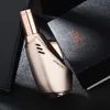 Jobon Fashionized Fashionwholesale Kitchen Jet Blue Blame Butane Gas Fooldilled Metal Lighter Sleeve Torch Lighter for BBQ