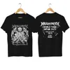 Men's T-Shirts 2024 Men Megadeths T Shirt Casual Rust in Peace T-shirt Graphic Oversized Sports Tops Breathable Comfortable Strtwear S-3XL T240506
