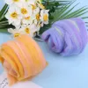 Craft Kraball 9st Colorful Felting ull för nålfältande handgjorda dockor som gör filt Woll Fiber Roving DIY Craft Accessories Tool Tool Tool