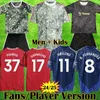 3xl 4xl 23 24 25 Mainoo Hojlund Casemiro Soccer Jerseys Garnacho Fans Player Version Fernandes Mount Football Shirt Stone Roses Collection Kit 2023 2024 2025 Barn Set