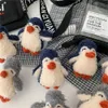 Monti del cellulare Monti di cellulare Cute 3D pluguino Penguin Penguin Telefono Grip Tok Griptok Holder Ring Auminoso animale pieghevole per accessori per iPhone universali