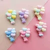 Maignants de réfrigérateur 6 pièces Mini Cartoon Balloon Magnet Réfrigérateur Resin Réfrigérateur Autocollants utilisés pour la décoration de la maison Aimnet Stickers WX