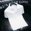 メンズTシャツ夏の新しい豪華なポロTシャツメンズビジネスファッションルーズボタンラペル通気性短い紳士M-4XL H240506