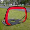 2 In 1 draagbaar vouwvoetbaldoel nylon voetbaldoel mini voetbal doelnet voor kindervolle playground playground indoor buitentraining 240507