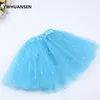 Tutu Dress Ywhuansen Star Speecin Glitter Summer Toddler Skirts of Tulle for Girls Kids Saia Tutu Menina Pink Carnival Costumes for Children D240507