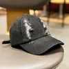 Ballkappen gewaschen Denim Baseball Caps Frauen Vintage Loched Distelte Cap Fashion Sports Denim Hats Plain Frauen Männer Dad Caps D240507