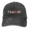 Ball Caps Rebelde Postacie Trucker Hats Stroje Vintage w trudnej sytuacji, zmytana z dżinsów Comedy Snapback Cap dla mężczyzn Kobiety Regulowane