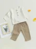 Roupas conjuntos de garotos infantis 2pcs moletom com capuz e calças de corredor com mangas compridas cientias elásticas