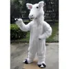 Halloween Cute White Horse Mascot Costume Event Propts Promotional Costume Cussion Personalizzazione Fursuit Caratteri Costumi per adulti Dimensioni per adulti