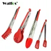 Accessoires Walfos Food Grade 100% Silicone Food Tongs Tongs Cuisine Ustensile Cuisine Tong Clip Climp Accessoires Salad