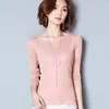 Frauenblusen 2024 Glitzer Mesh Bluse Sexy Frauenhemden Langarm Tops Koreaner schwarz rosa o-neck elegant schlank Camisas Femininas