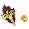 Broszki porządek symboli Phoenix Broch Brooch Wizarding World Enamel Pin film Wizardry School Jewelry