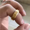 6mm 8mm Goldfarbe Wolfram -Carbid -Verlobungsringe für Männer Frauen Hochzeitsbänder abgeschrägt