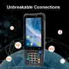 Tarayıcılar 2D Barkod Tarayıcı Taşınabilir Kırmızı El Terminal PDA Veri Toplayıcı NFC 4G Android 10 Tarayıcı Okuyucu Lazer