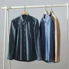 Chemises décontractées pour hommes 2024- Coton Tendance All-in-One Mentleman Composite Striped Fashion Work Business Long Mange