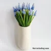 Flores decorativas Blue Hyacinths Buquê de flor artificial Pequeno arranjo floral de casamento de Bridal Bridal