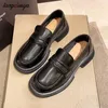 Kleding schoenen dames loafers vrouwelijk schoenen klompen platform ronde teen Britse stijl casual sneaker oxfords slip-on mary janes 2024