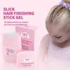 Pomades cera da 80 ml di cera per capelli a filo veloce fissaggio gel gel bordo riccio soffice senza cura grasso crema rosa U0J6 Q240506