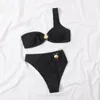Women Swimodwear Toltolq 2024 Kobiety stroju kąpielowego Seksowne bikini set bandeau żeńskie bather pływające garnitury
